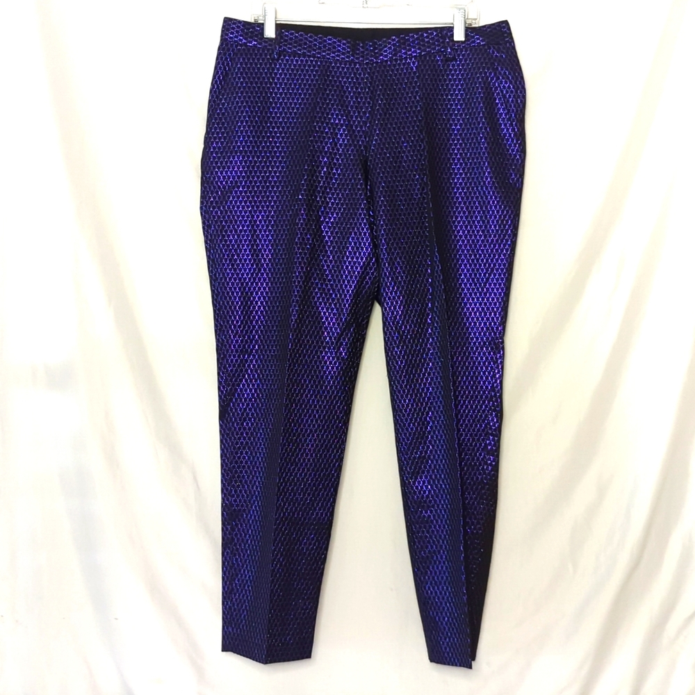 Metallic Purple Pants